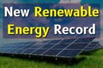 New Renewable Energy Record