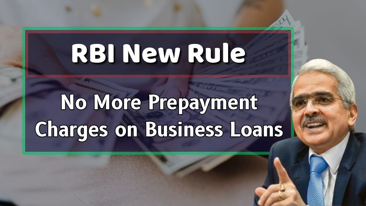 No More Prepayment Charges on Business Loans